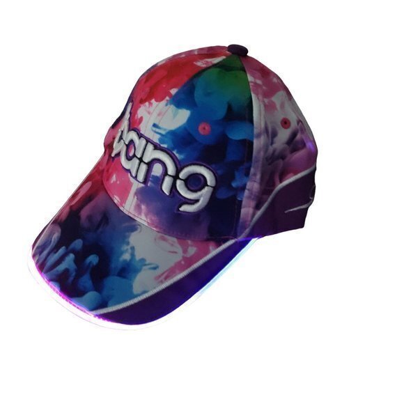 Bang Energy Drink Light Up Brim Colorful Snapback Adjustable Hat - Picture 4 of 10